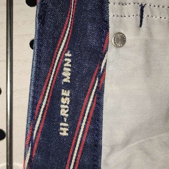 American Eagle Outfitters Stretch Denim High Rise Mini 10 Skirt Distressed - Picture 5 of 10